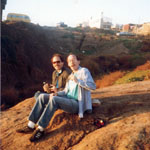 Saturday, lay down, Paul and I, beer’s, and wife, camera in Tijuana, Mexico, one day in 1987.